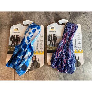 Snug Scarf Outdoor Multi-functional Hiking Packable UV Protection Lot‎ of 2 NEW